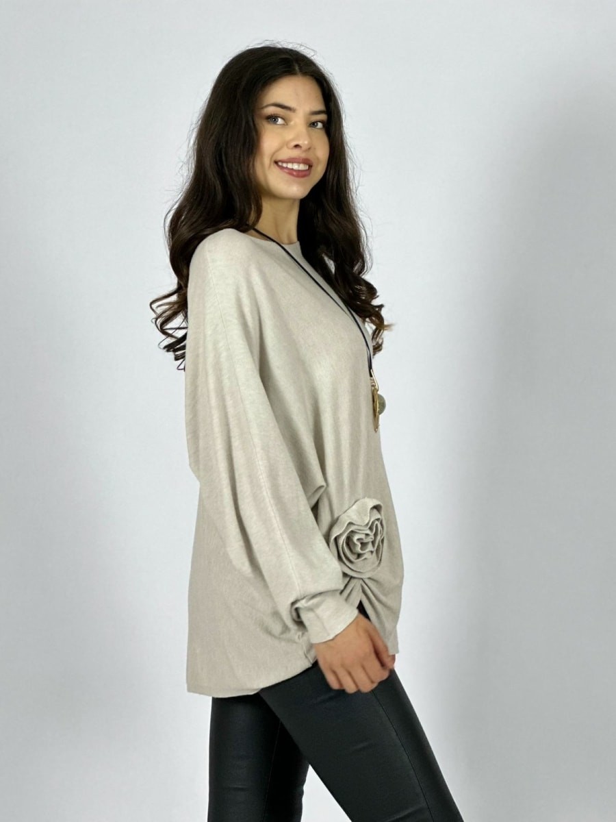 Sweater Spandex Rosa Costado A3-734