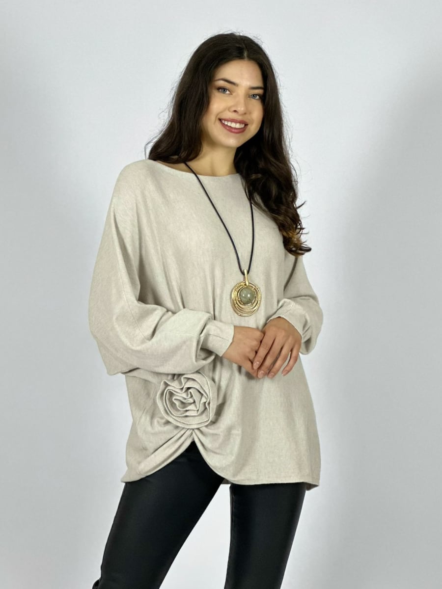 Sweater Spandex Rosa Costado A3-733