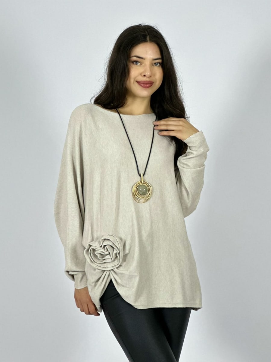 Sweater Spandex Rosa Costado A3-731