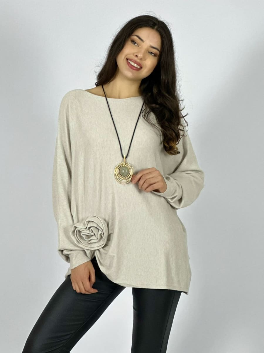 Sweater Spandex Rosa Costado A3-732