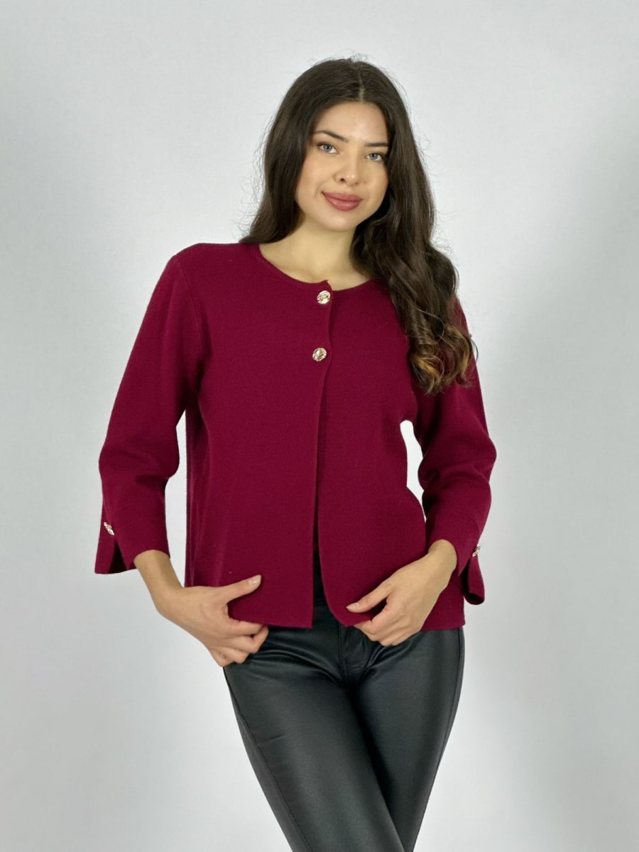 Sweater Spandex Cuello 2 Botones A1-391