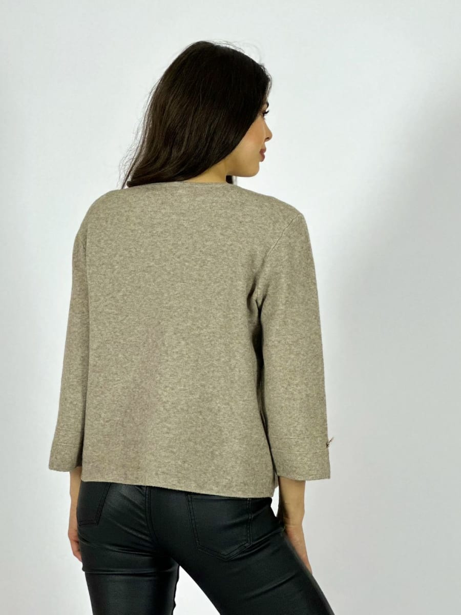 Sweater Spandex Cuello 2 Botones A1-3911