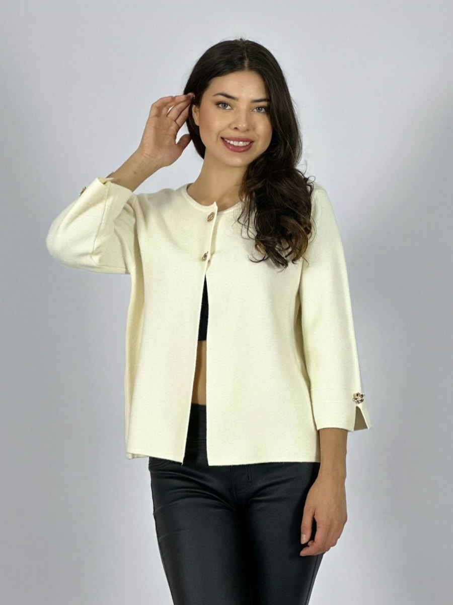 Sweater Spandex Cuello 2 Botones A1-397