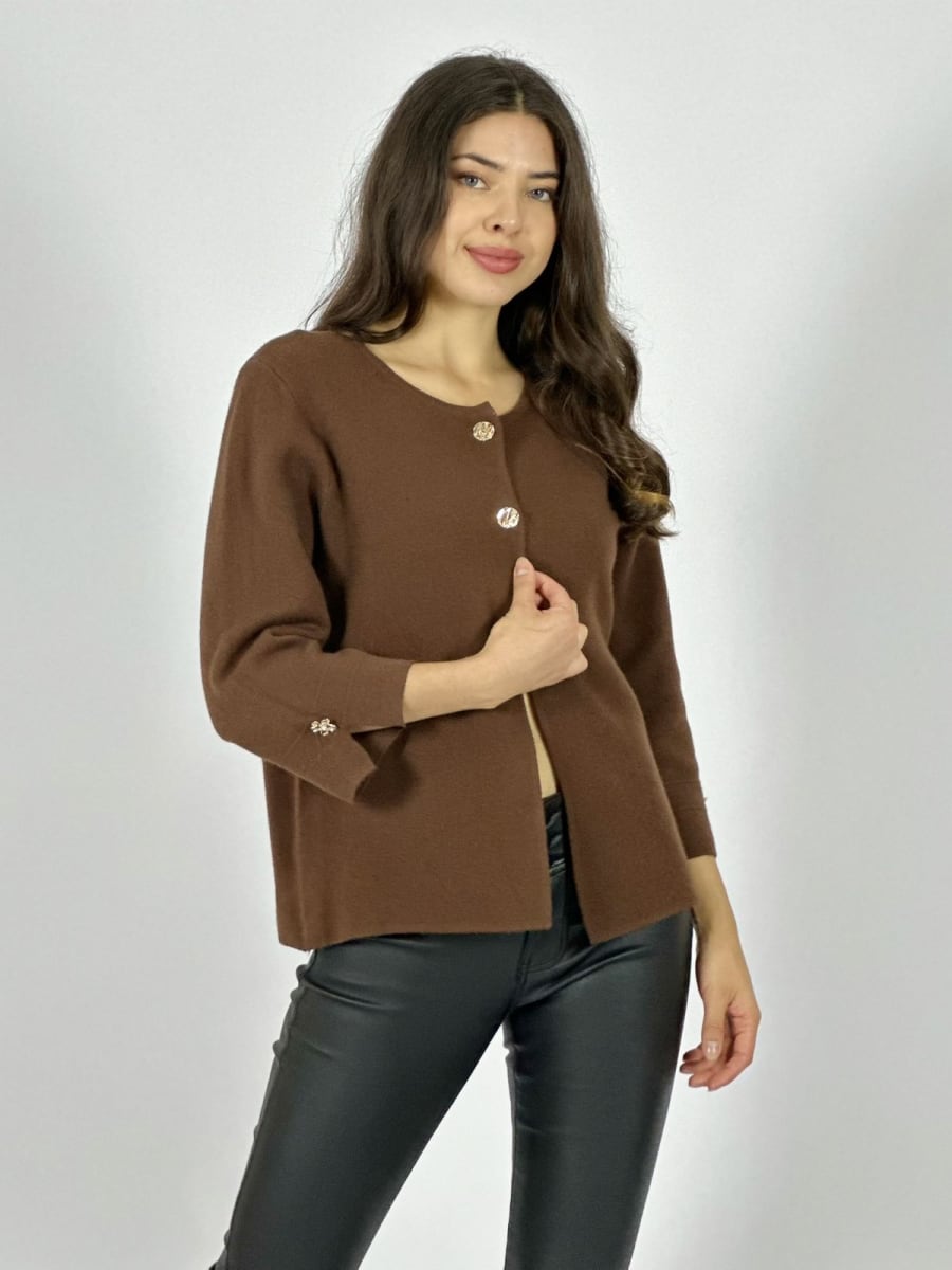 Sweater Spandex Cuello 2 Botones A1-3913