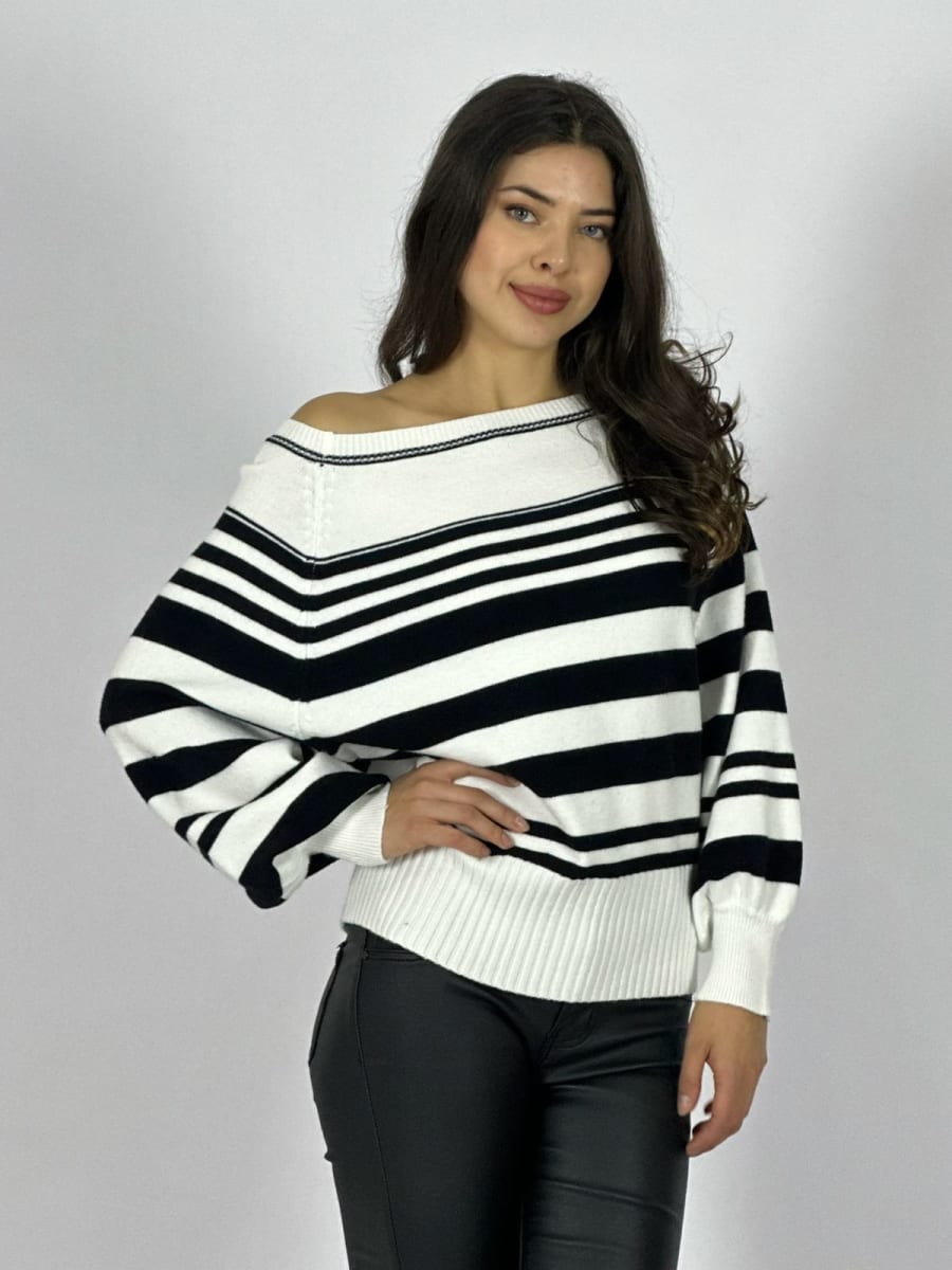 Sweater de Rayas Horizontales B4-1661