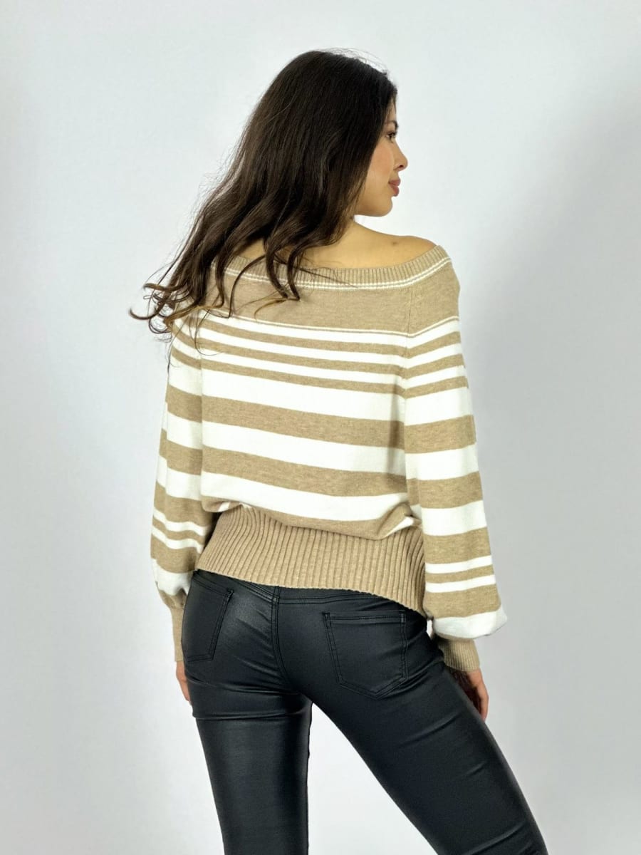 Sweater de Rayas Horizontales B4-1666