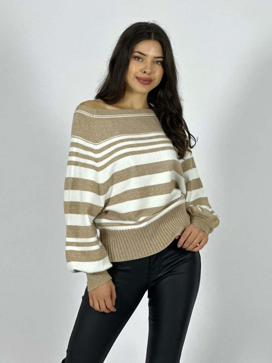 Sweater de Rayas Horizontales B4-1664