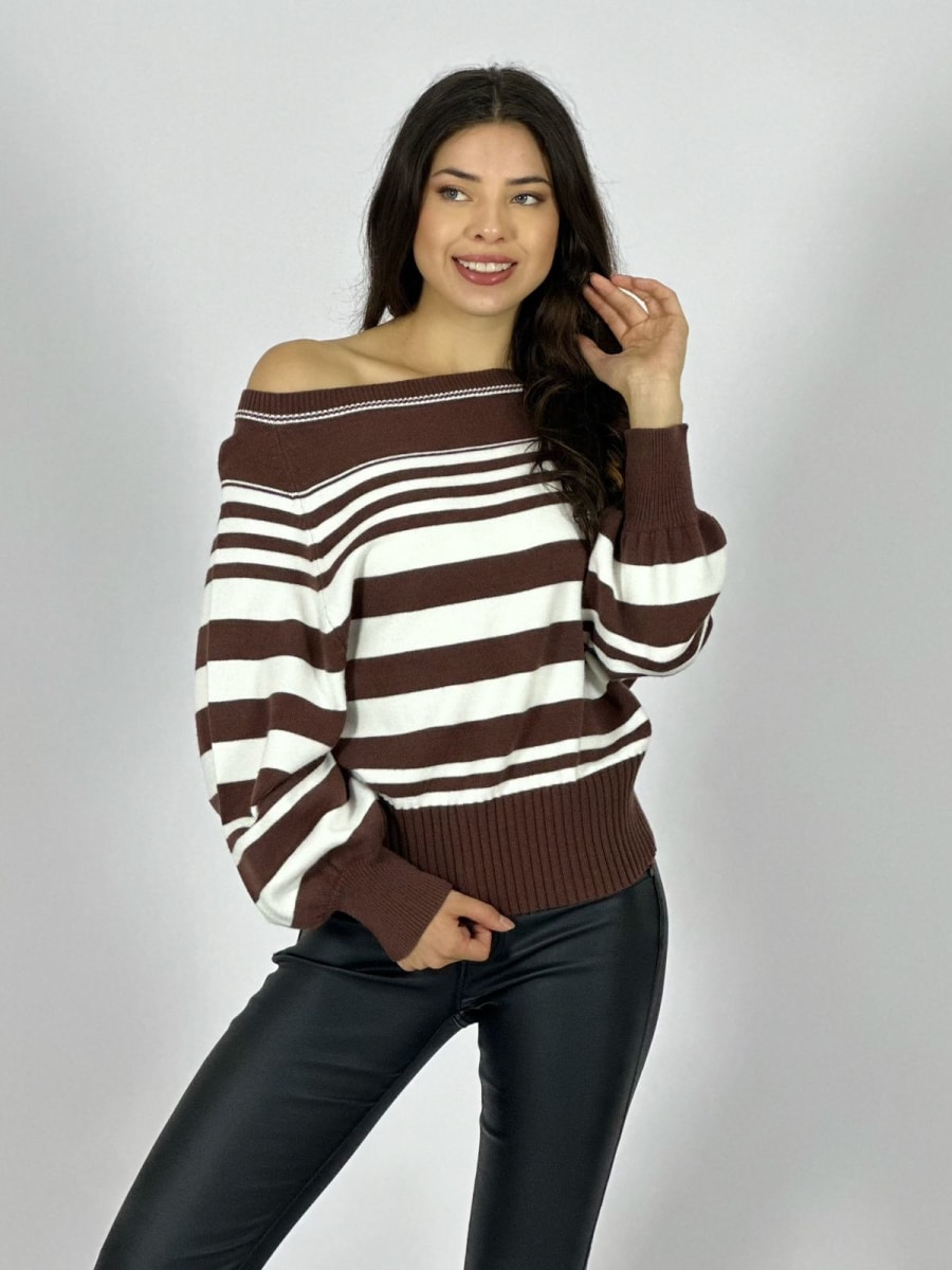 Sweater de Rayas Horizontales B4-1667