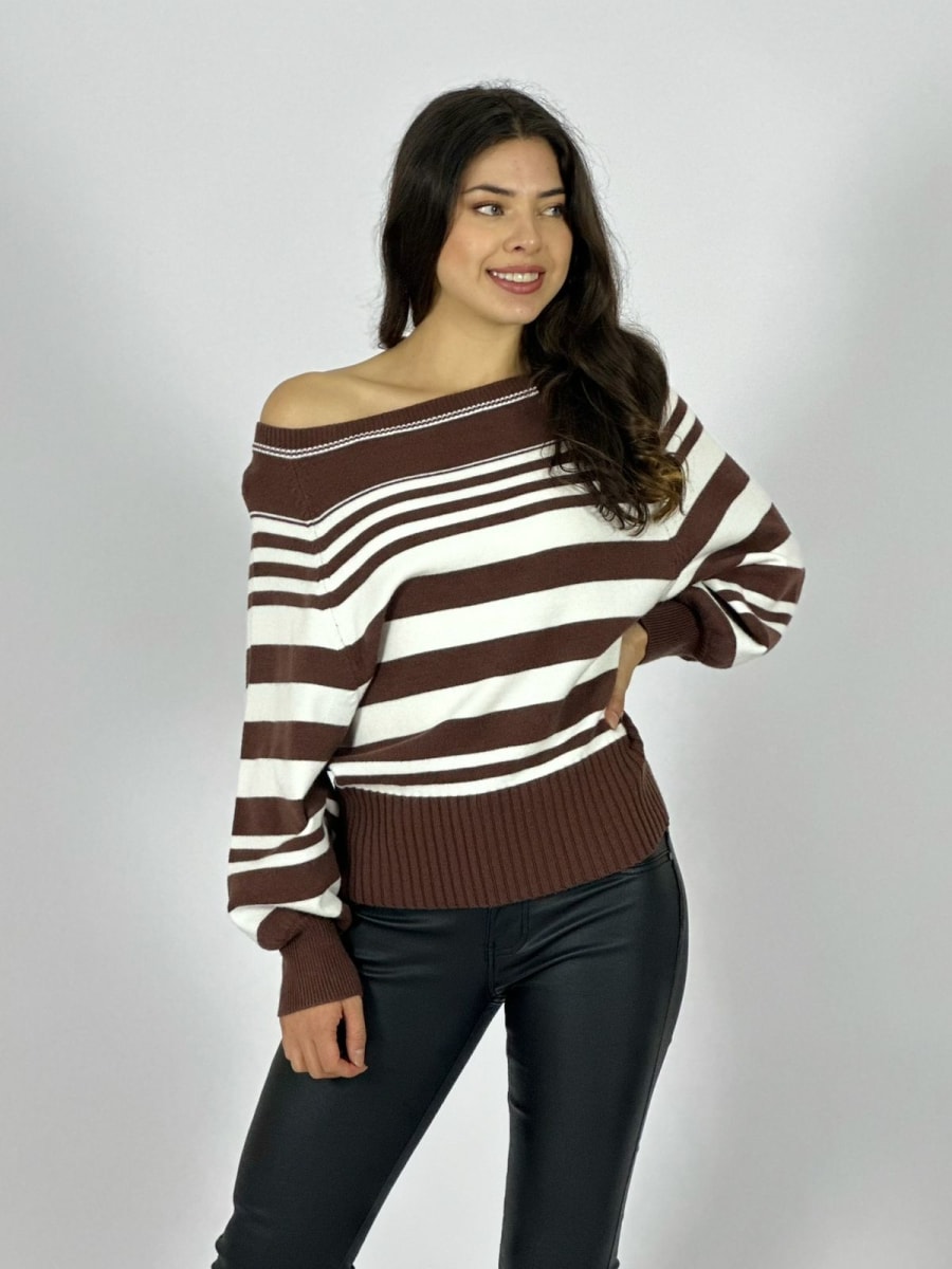 Sweater de Rayas Horizontales B4-1668