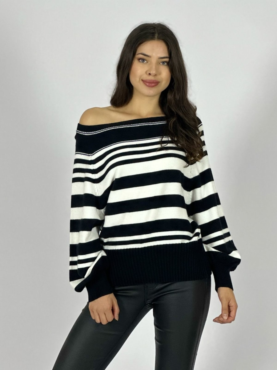 Sweater de Rayas Horizontales B4-16613