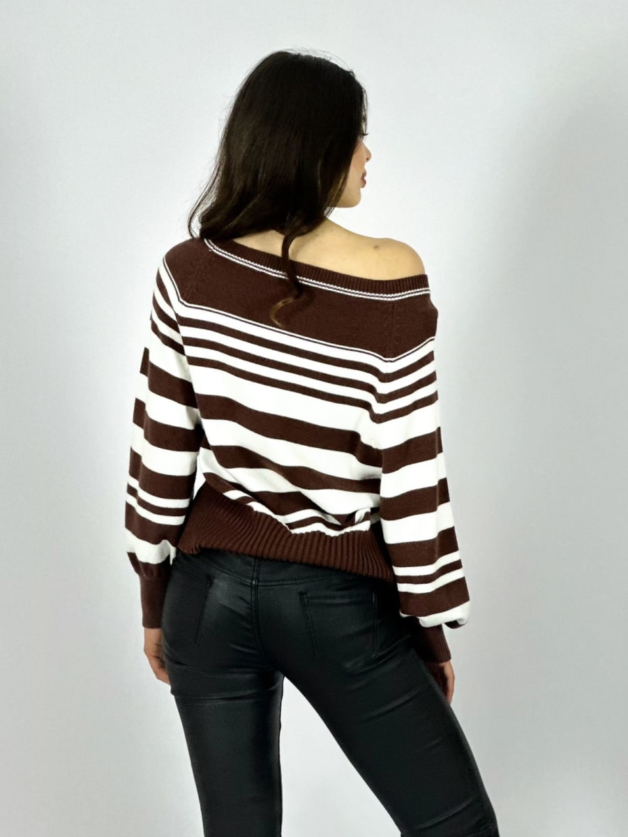 Sweater de Rayas Horizontales B4-1669