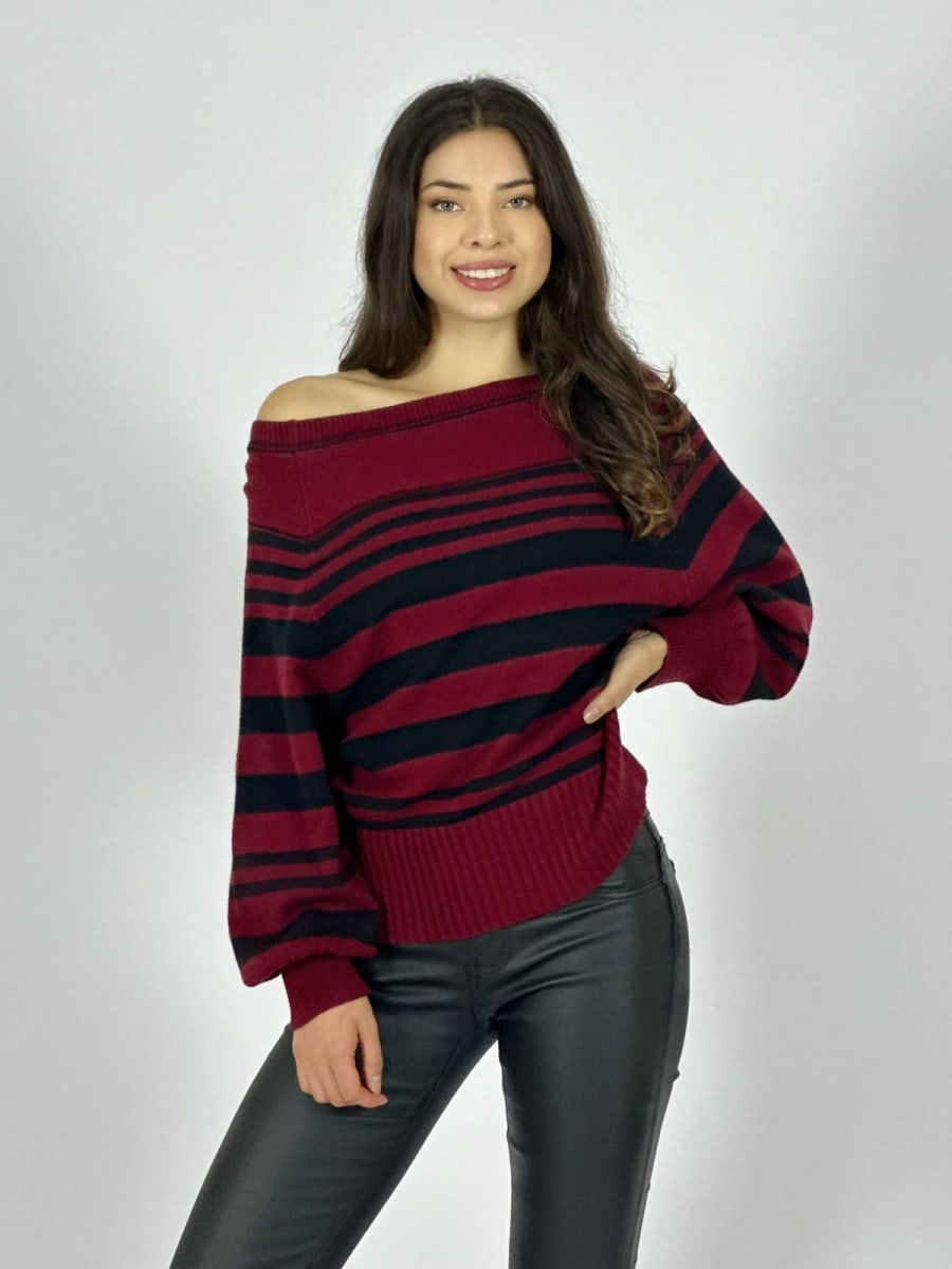 Sweater de Rayas Horizontales B4-16610