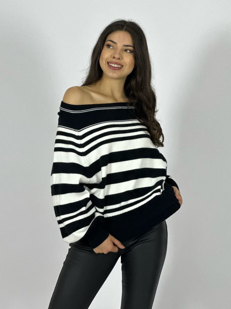 Sweater de Rayas Horizontales B4-16614