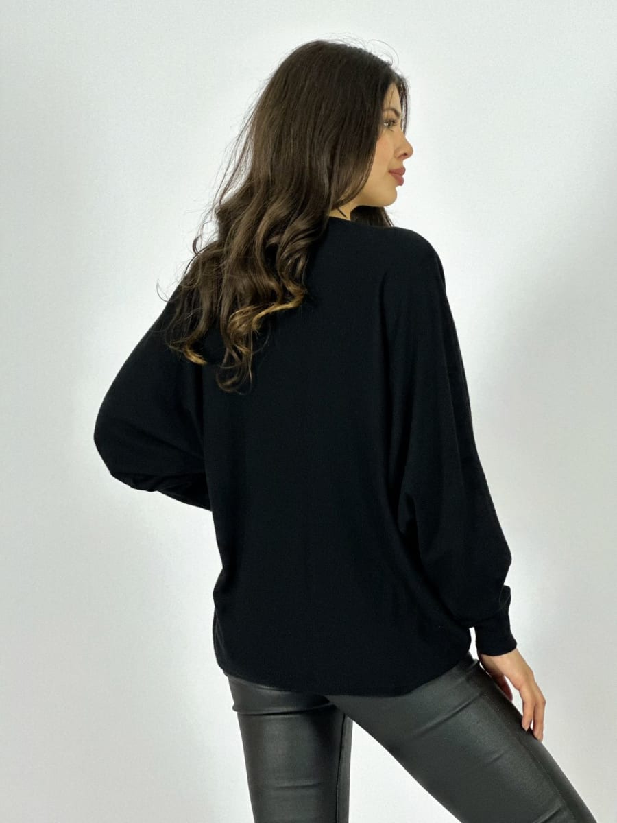 Sweater Spandex Diseño Trenzado con Bolsillos A3-7619
