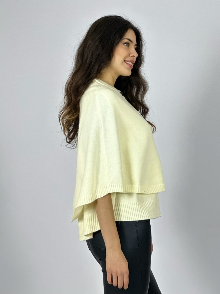 Sweater Lana Abotonado tipo Poncho A3-71/745