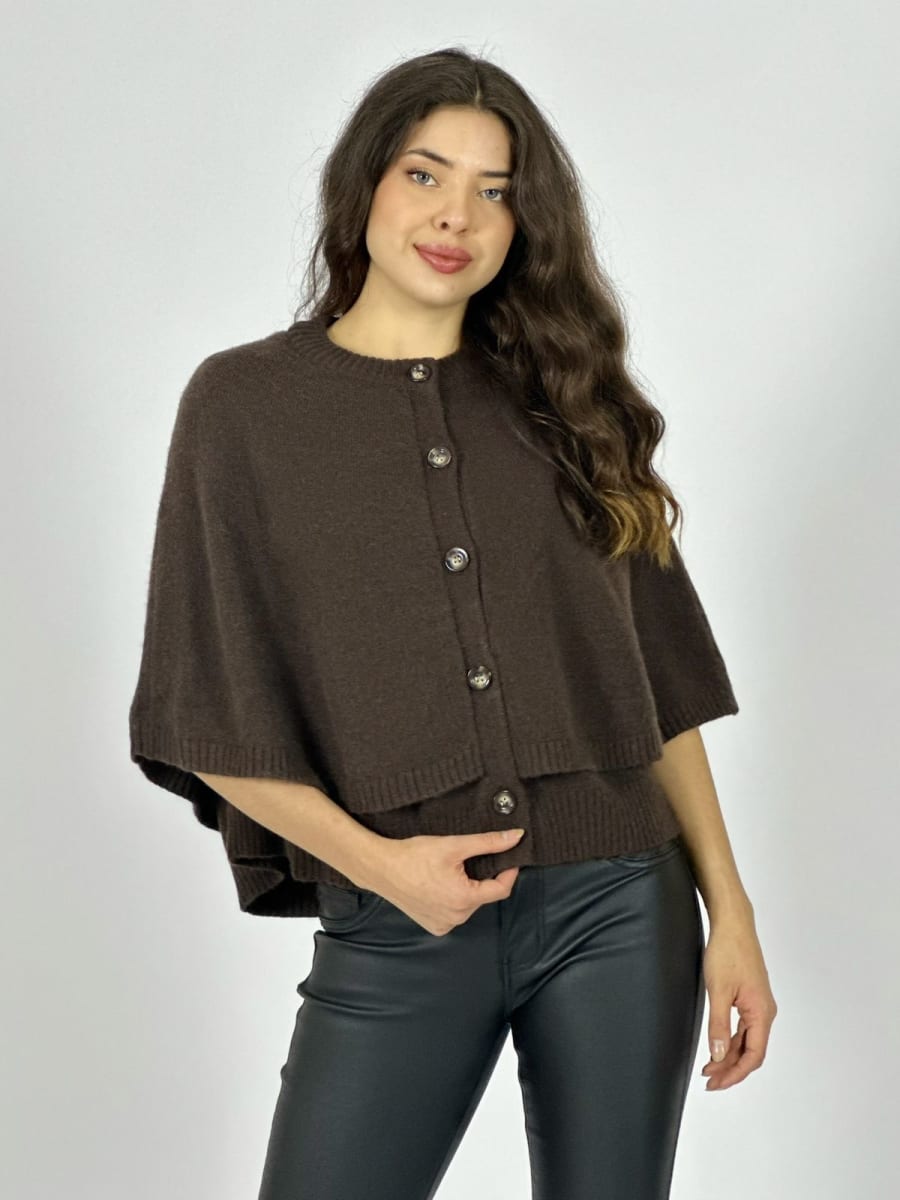 Sweater Lana Abotonado tipo Poncho A3-71/746