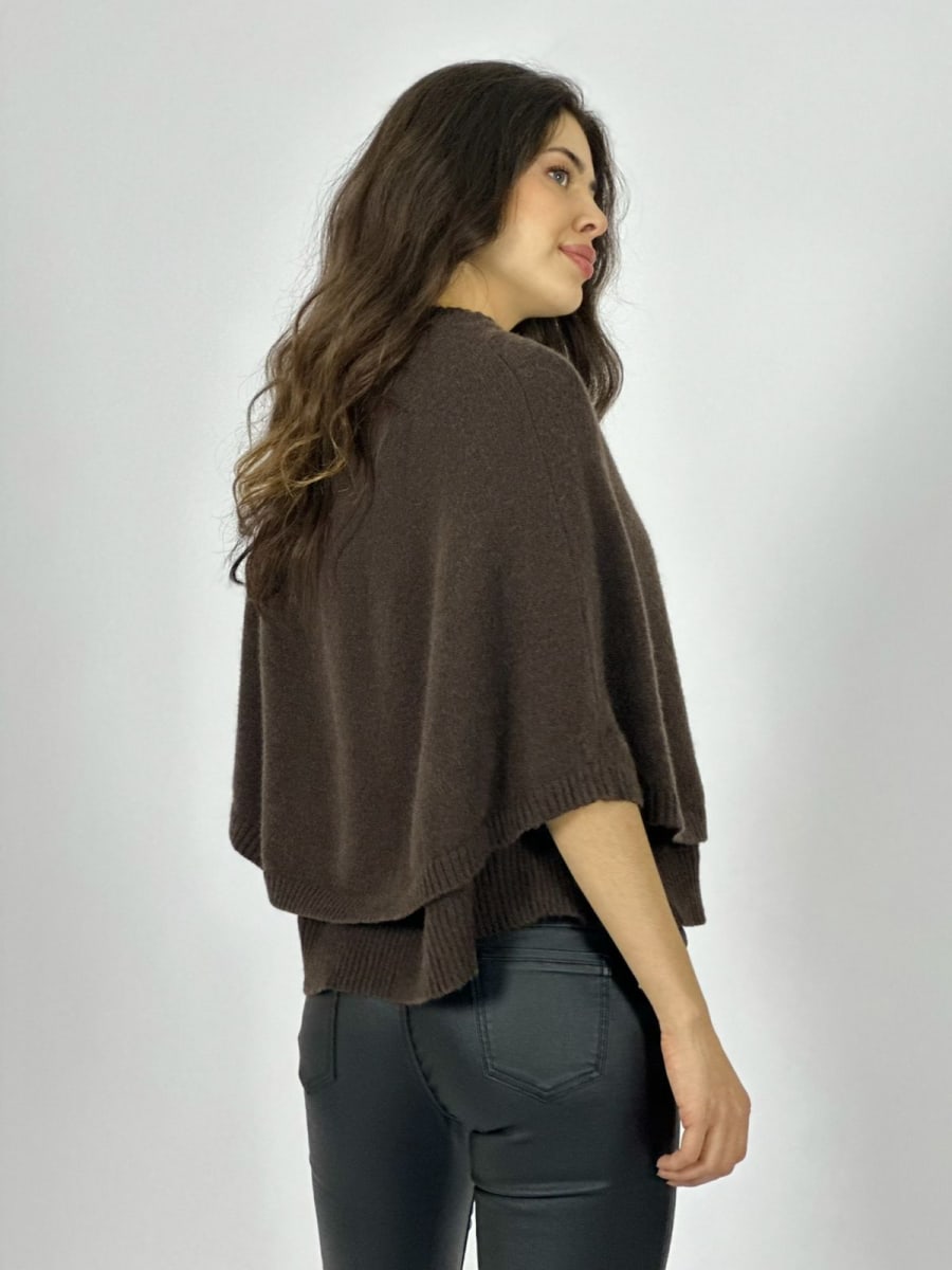Sweater Lana Abotonado tipo Poncho A3-71/748