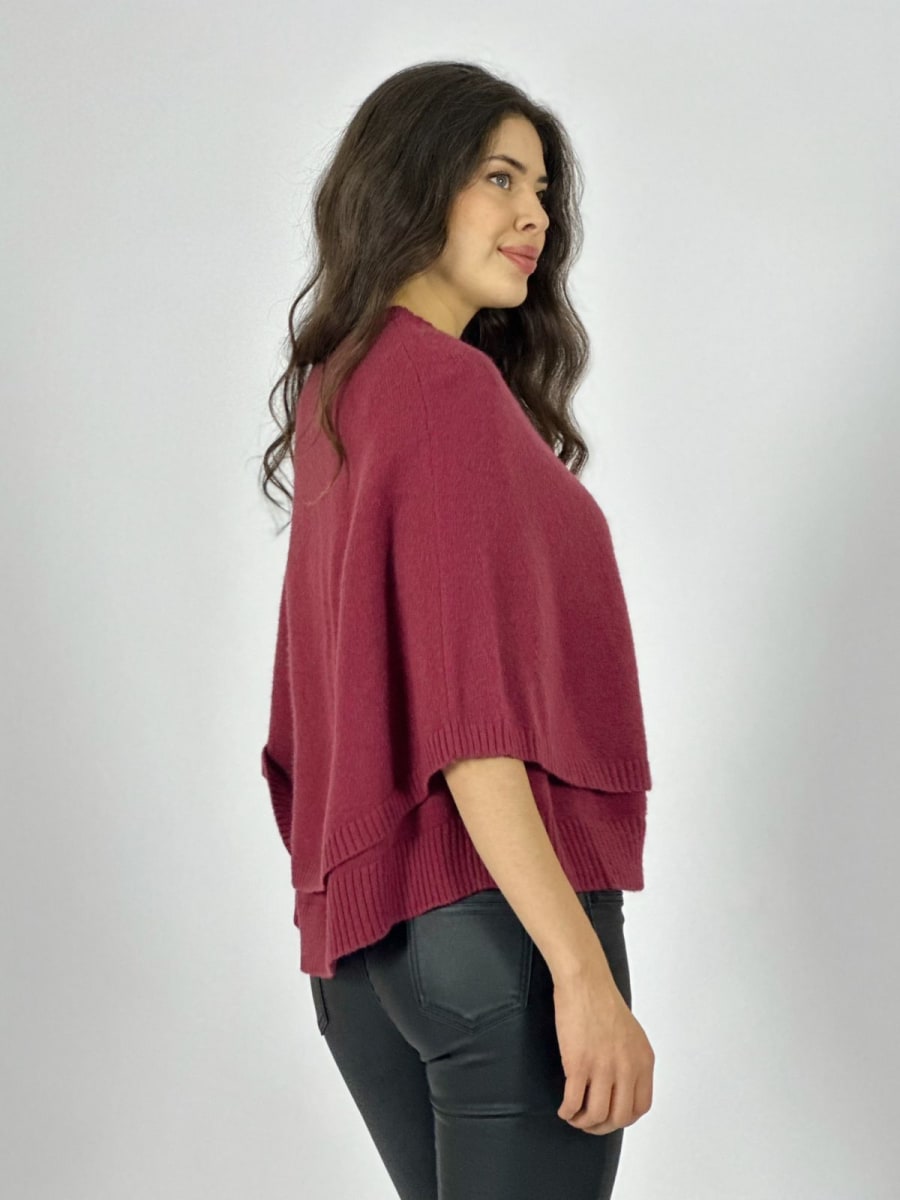 Sweater Lana Abotonado tipo Poncho A3-71/7415