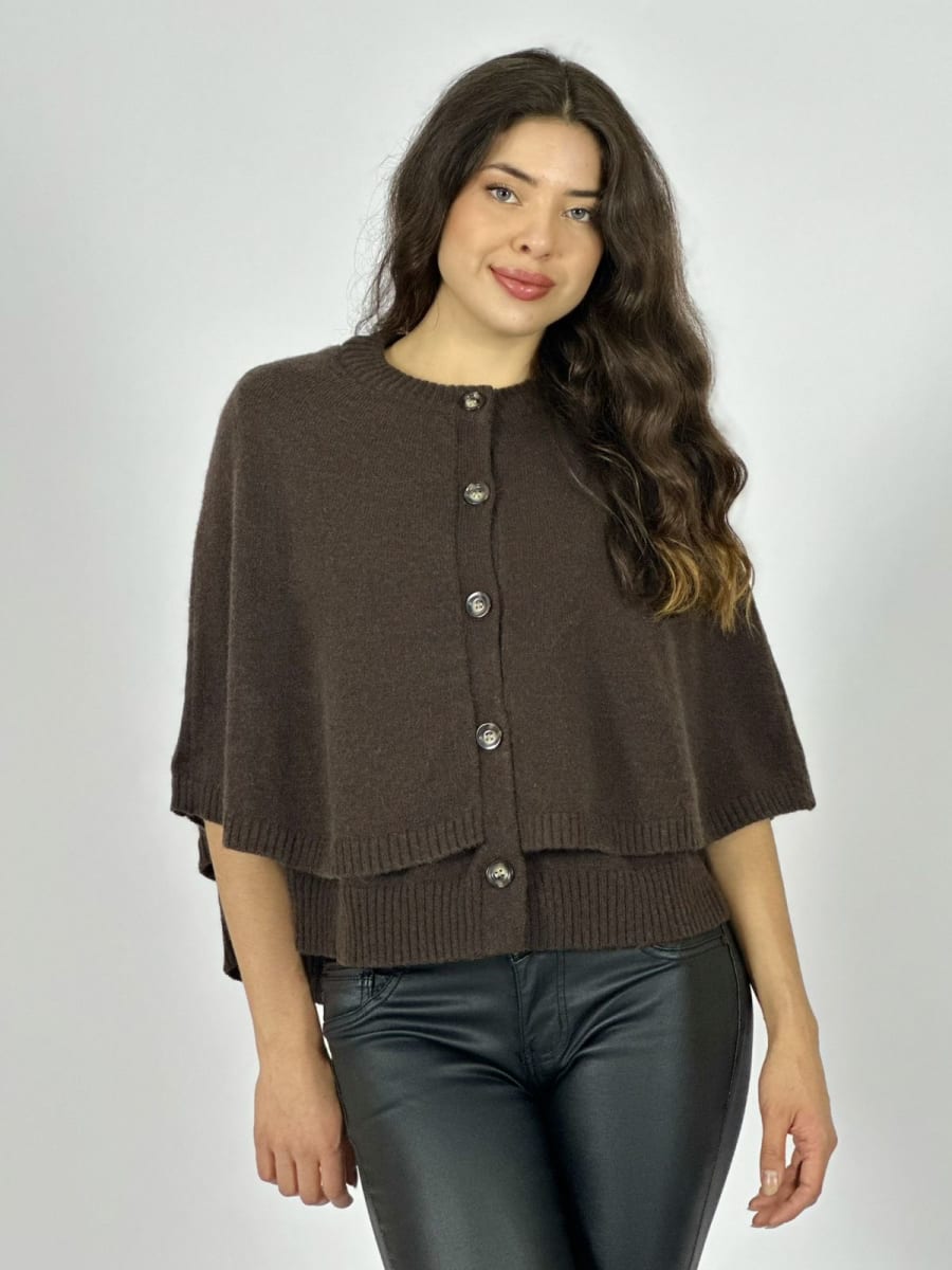 Sweater Lana Abotonado tipo Poncho A3-71/747