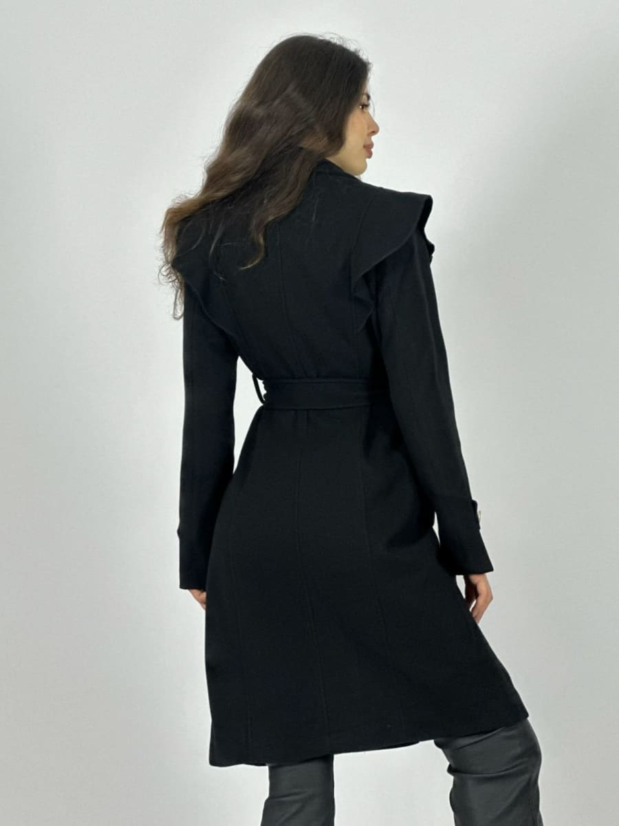 Abrigo Paño Vuelo en Hombros B4-161/1633