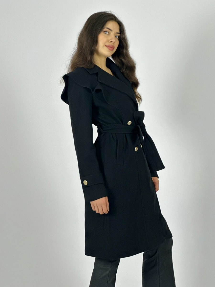 Abrigo Paño Vuelo en Hombros B4-161/1632