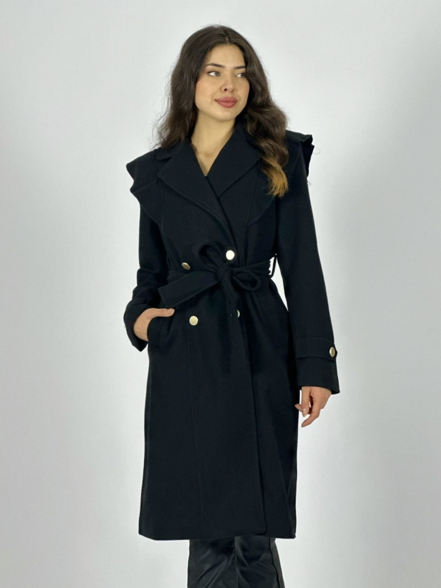 Abrigo Paño Vuelo en Hombros B4-161/1631