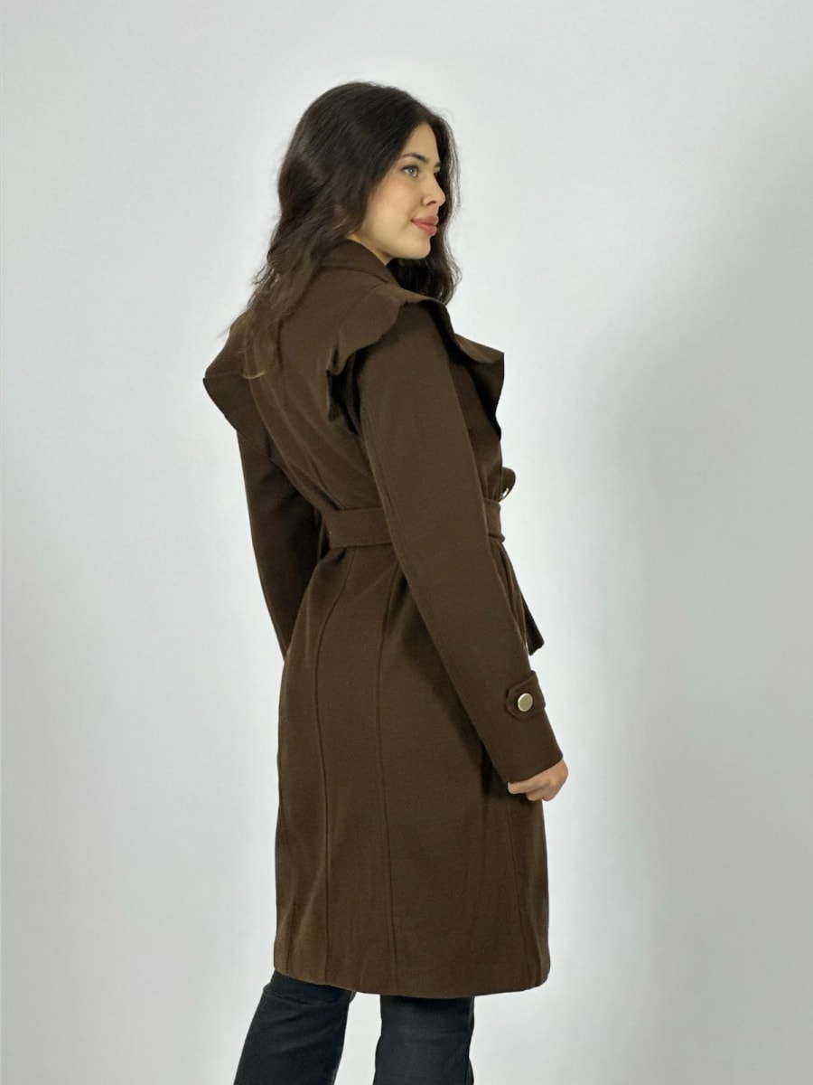 Abrigo Paño Vuelo en Hombros B4-161/1636