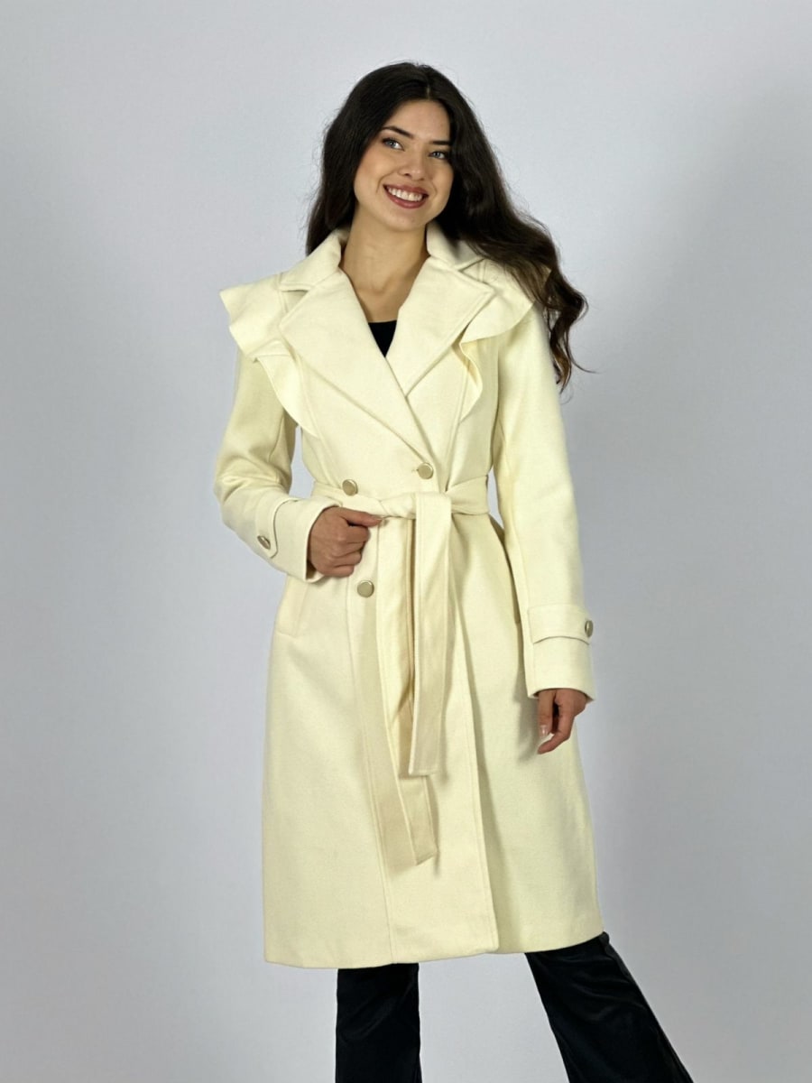 Abrigo Paño Vuelo en Hombros B4-161/1637