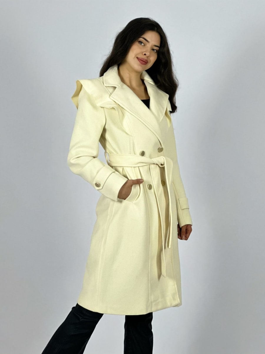 Abrigo Paño Vuelo en Hombros B4-161/1638