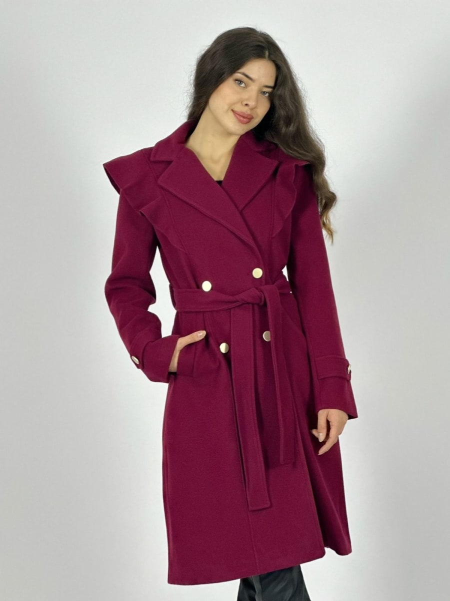 Abrigo Paño Vuelo en Hombros B4-161/16311