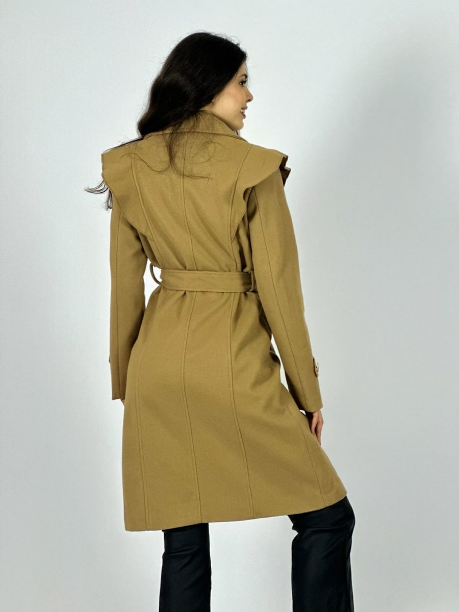 Abrigo Paño Vuelo en Hombros B4-161/16314