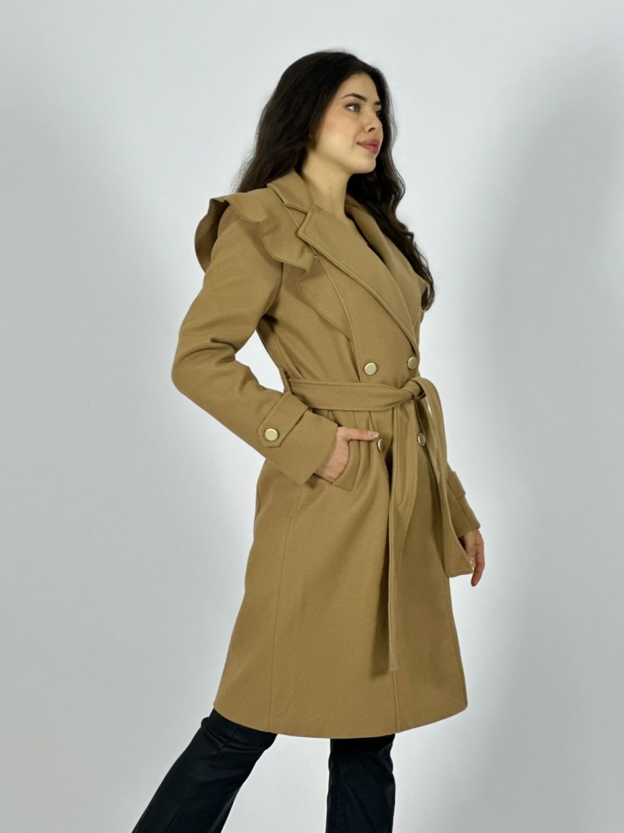 Abrigo Paño Vuelo en Hombros B4-161/16313