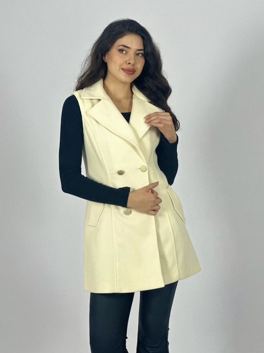 Abrigo de Paño S/Mangas 4 Botones B1-1181