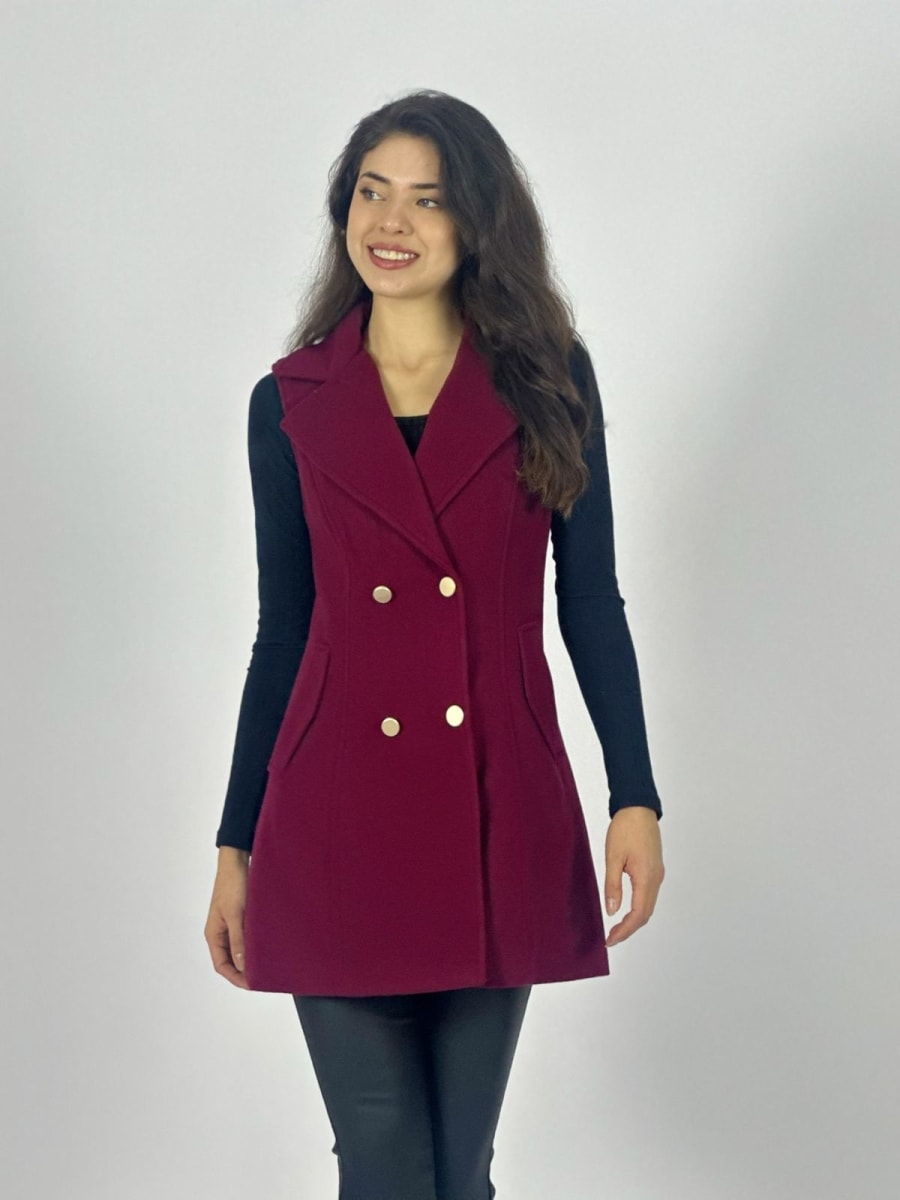 Abrigo de Paño S/Mangas 4 Botones B1-1184