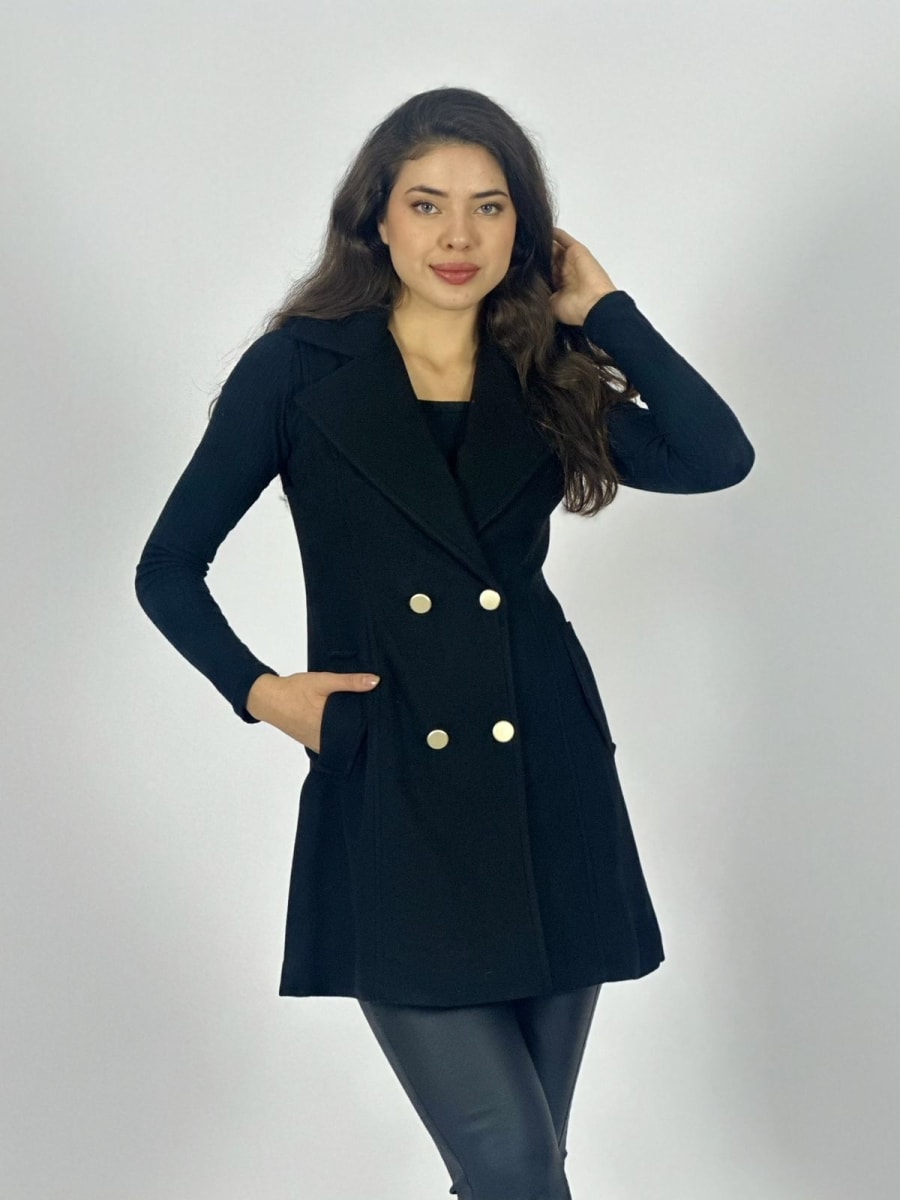 Abrigo de Paño S/Mangas 4 Botones B1-1187