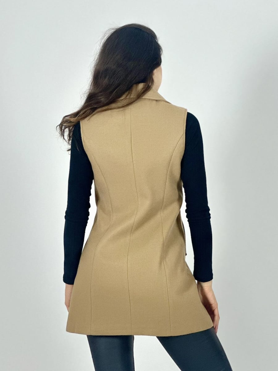 Abrigo de Paño S/Mangas 4 Botones B1-11812