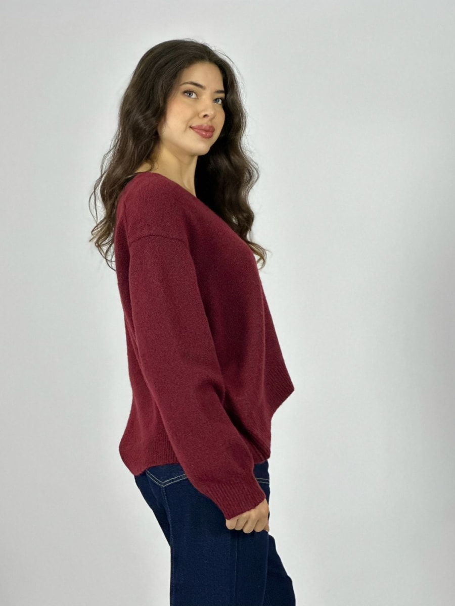 Sweater Lana Flor Bordada A4-887