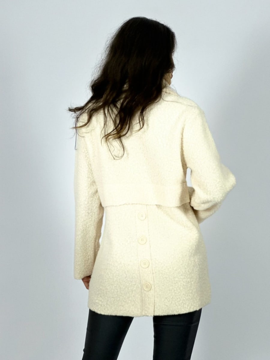 Abrigo de Corderito 2 Botones B3-14715