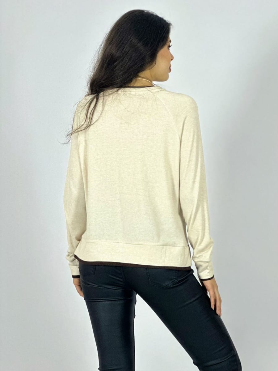 Polera Lanilla Incluye Collar de Corazon A3-739