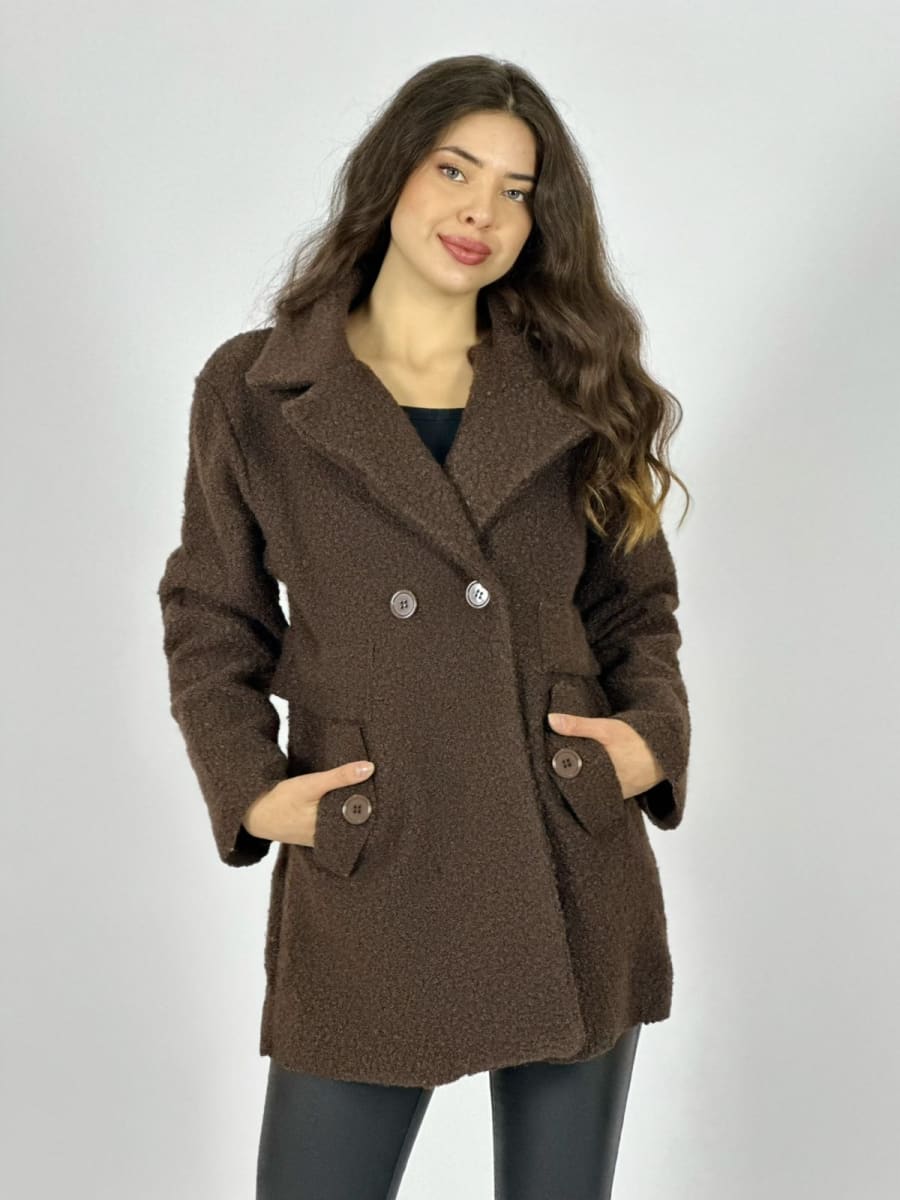 Abrigo de Corderito 2 Botones B3-14711