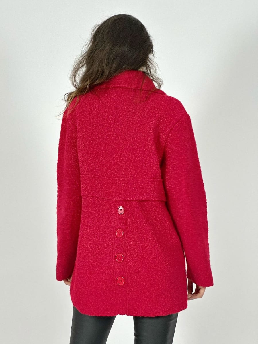 Abrigo Largo de Paño 2 Botones B1-103//11515