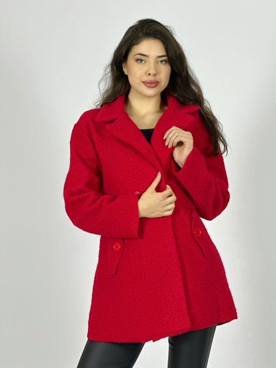 Abrigo Largo de Paño 2 Botones B1-103//11513