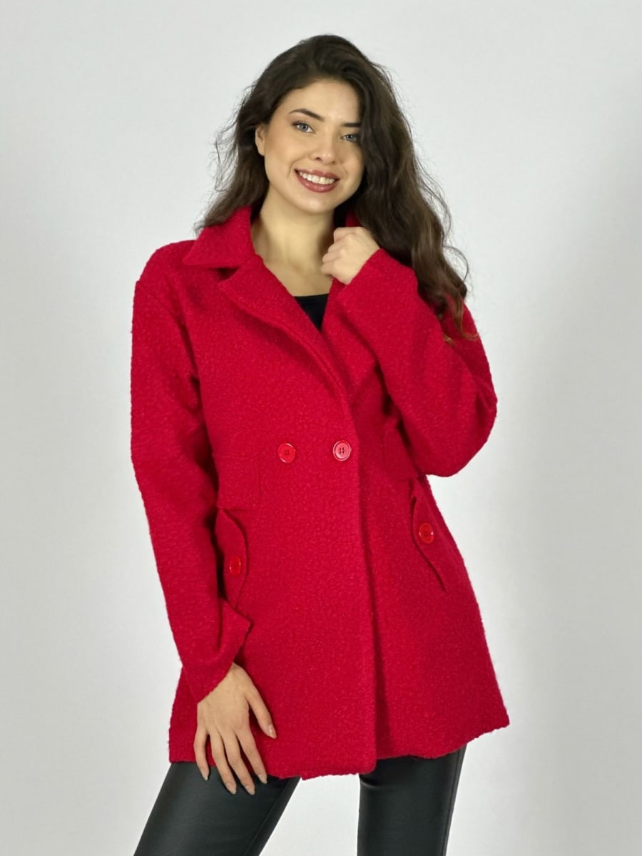 Abrigo de Corderito 2 Botones B3-1478