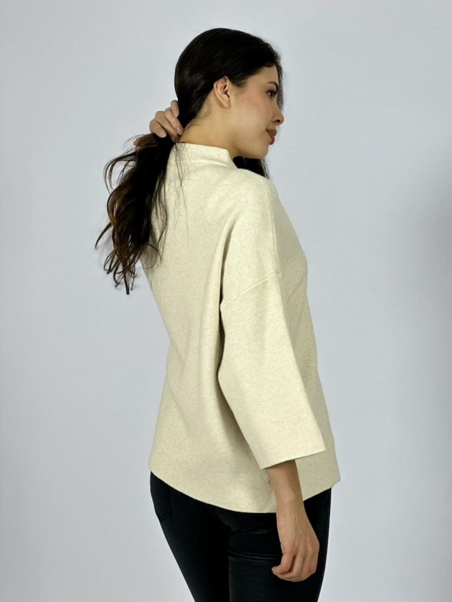 Sweater Spandex Botones de Mar A4-8715