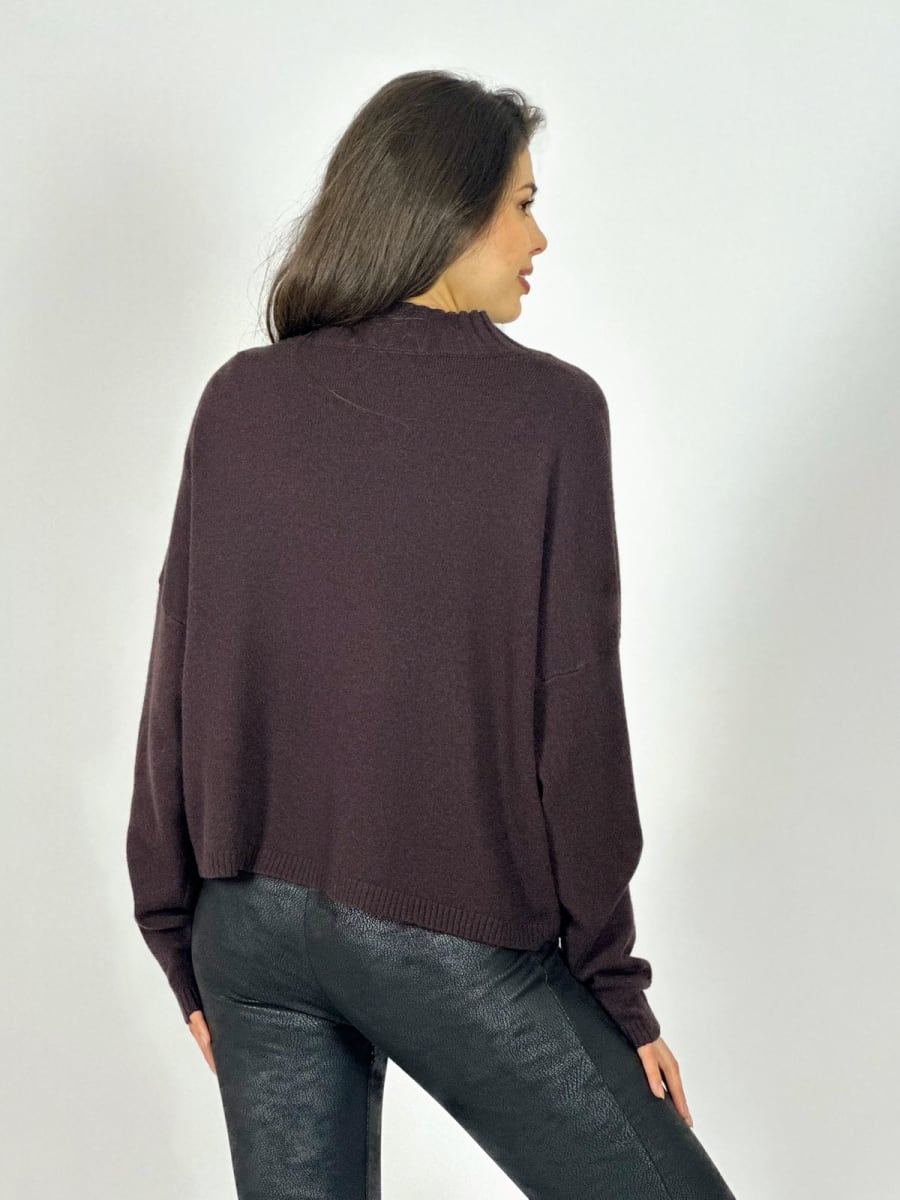 Sweater Spandex Estampado de Hojas Bordadas A3-706