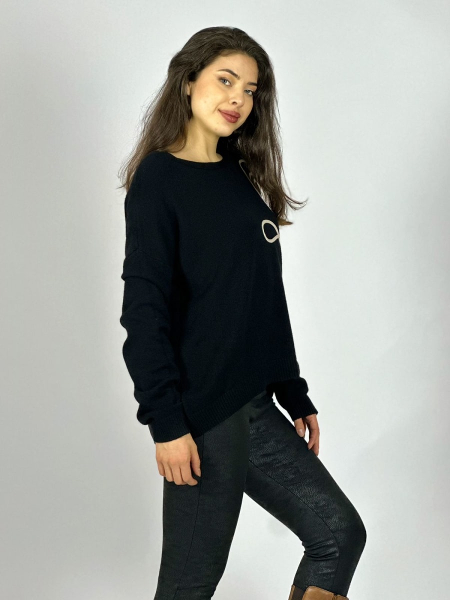 Sweater Spandex Rosa Lineal Estampada A1-3514