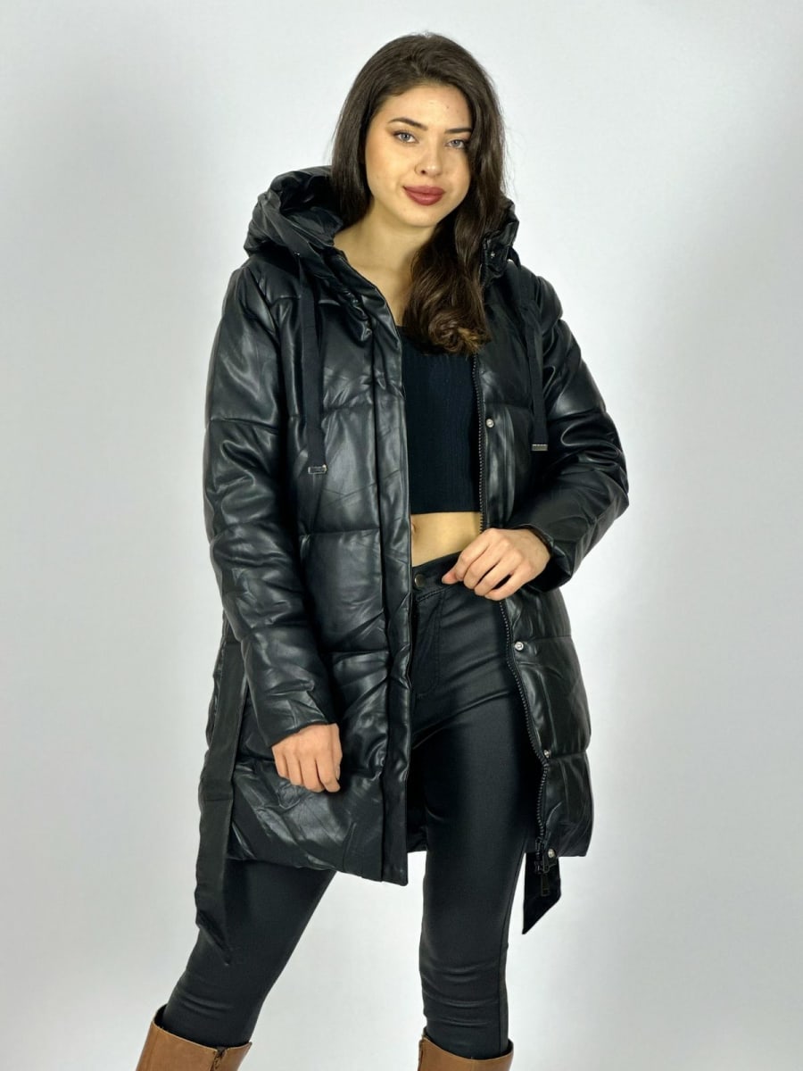 Parka Acolchada Con Cinturon B2-121//1332