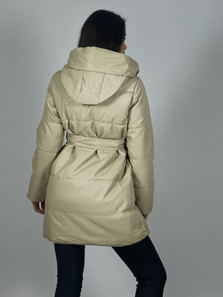 Parka Acolchada Con Cinturon B2-121//1339