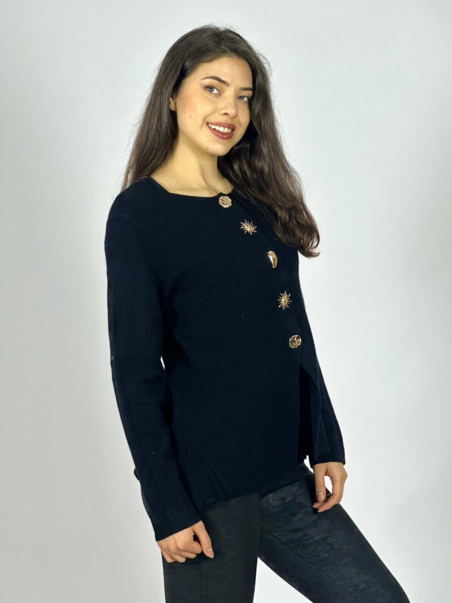 Sweater Spandex Botones soles Dorados A3-703