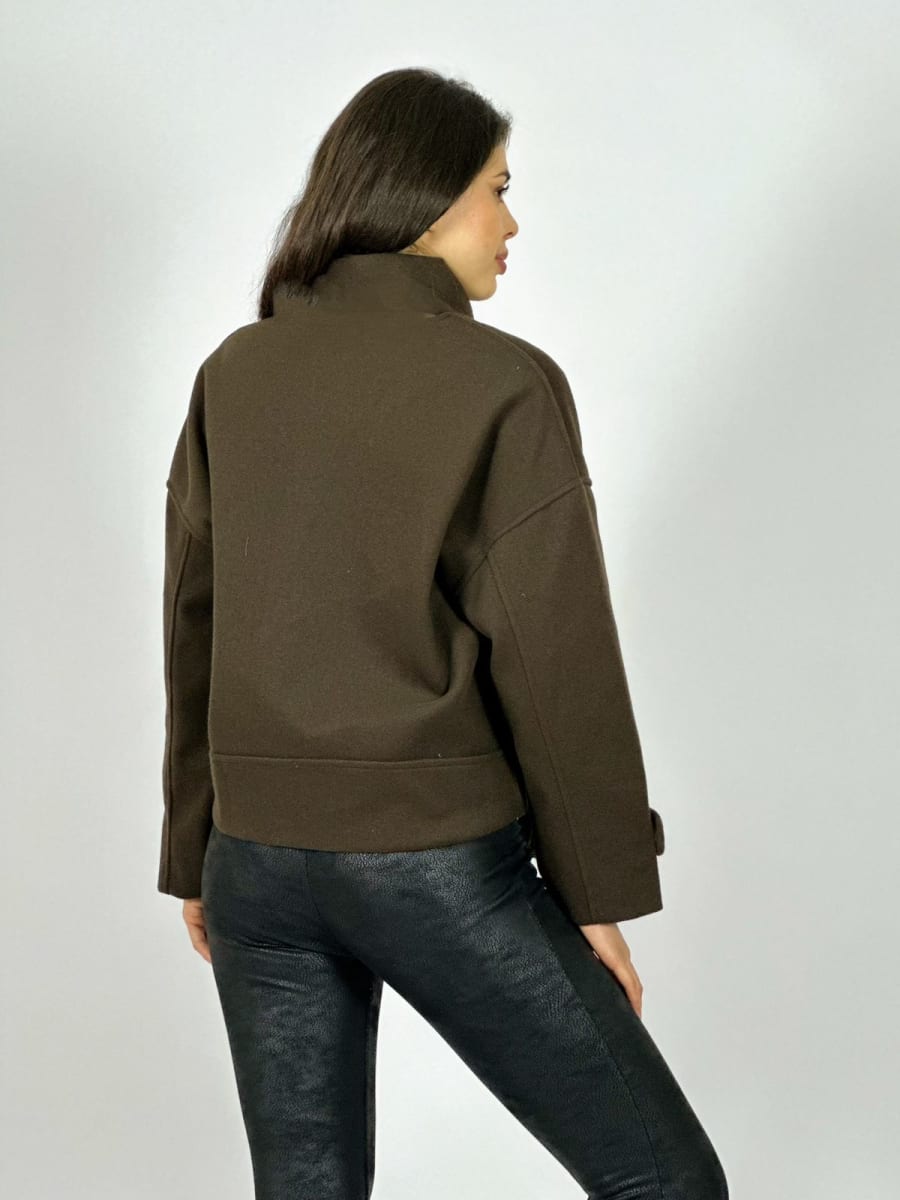 Chaqueta Paño con Bufanda A3-7311
